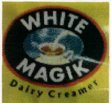 White Magik Dairy Creamer (label) Device mark 2477777 Trademark