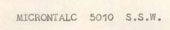 Microntalc 5010 S.s.w. Device mark 707274 Trademark