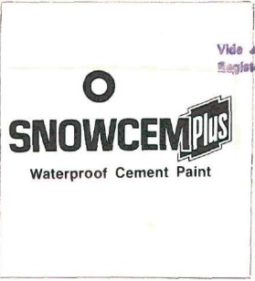 Snowcem Plus Waterproof Cement Paint Device mark 651923 Trademark
