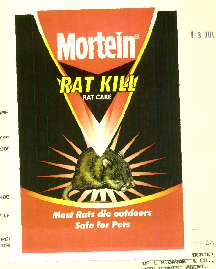 Mortein, Rat Device mark 939014 Trademark