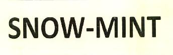 Snow-mint Device mark 2780014 Trademark