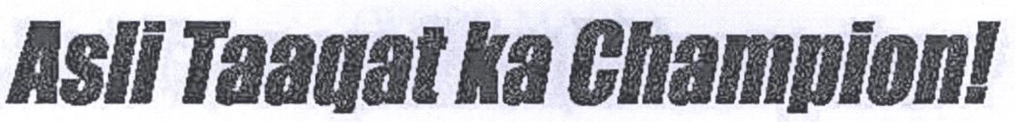 Asli Taaquat Ka Champion! Device mark 2182721 Trademark