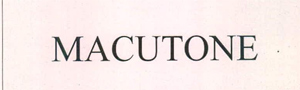 Macutone Device mark 2540150 Trademark