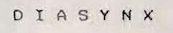 Diasynx. Device mark 821345 Trademark