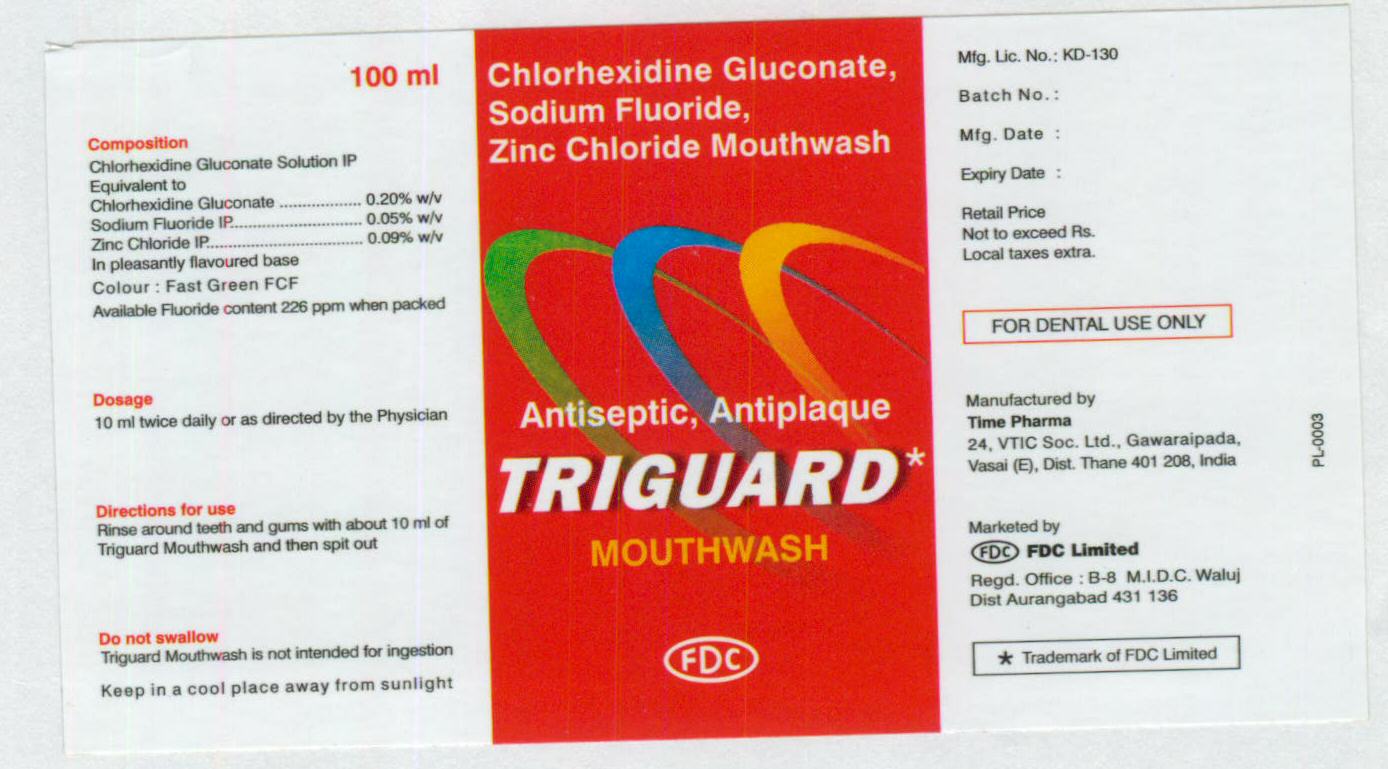 Triguard (label) Device mark 1452970 Trademark