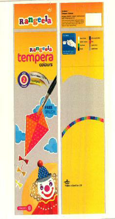 Rangeela Tempera Colours Device mark 2811842 Trademark