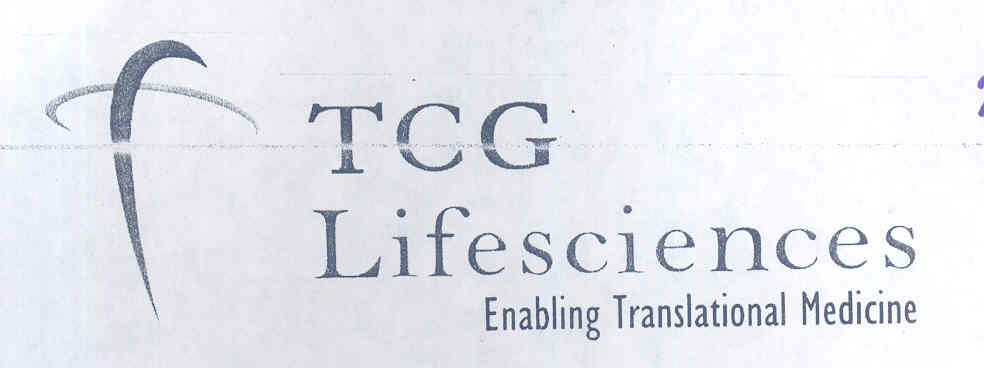 Tcg Lifesciences (gom. Dev.) (lable) Device mark 1605925 Trademark