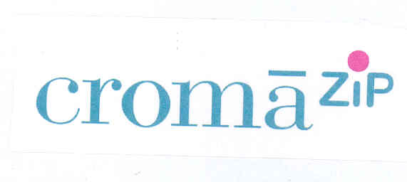 Croma Zip (label) Device mark 1745879 Trademark