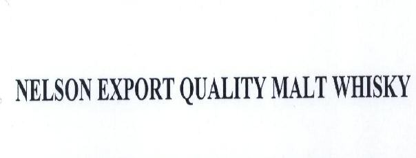 Nelson Export Quality Malt Whisky Device mark 1459596 Trademark
