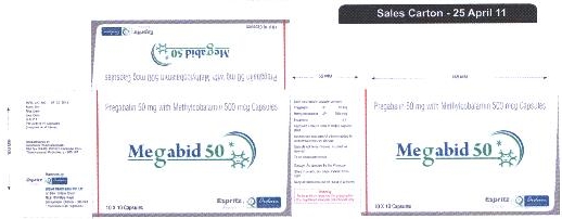 Megabid 50 Device mark 2156852 Trademark