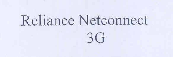 Reliance Netconnect 3g (device) Device mark 1773496 Trademark