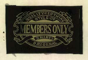 Members Only (device) Device mark 857709 Trademark