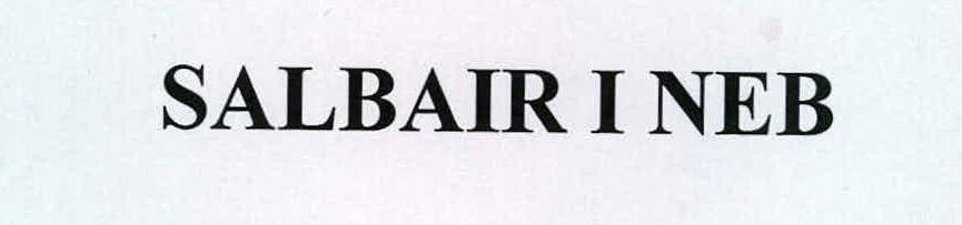 Salbair I Neb Device mark 2246980 Trademark