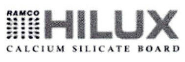 Ramco Hilux Calcium Silicate Board Device mark 2558805 Trademark