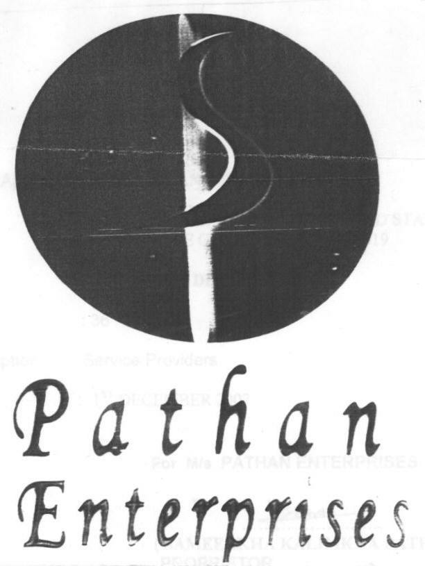 Pathan Enterprises (logo) Device mark 1655377 Trademark