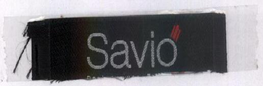 Savio With Label Device mark 1633894 Trademark