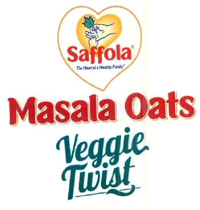Saffola Masala Oats Veggie Twist Device mark 2555314 Trademark