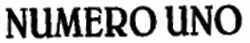 Numerouno (device) Device mark 857068 Trademark