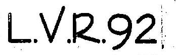 L.v.r. 92 (label) Device mark 2602773 Trademark
