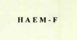 H A E M - F Device mark 827264 Trademark