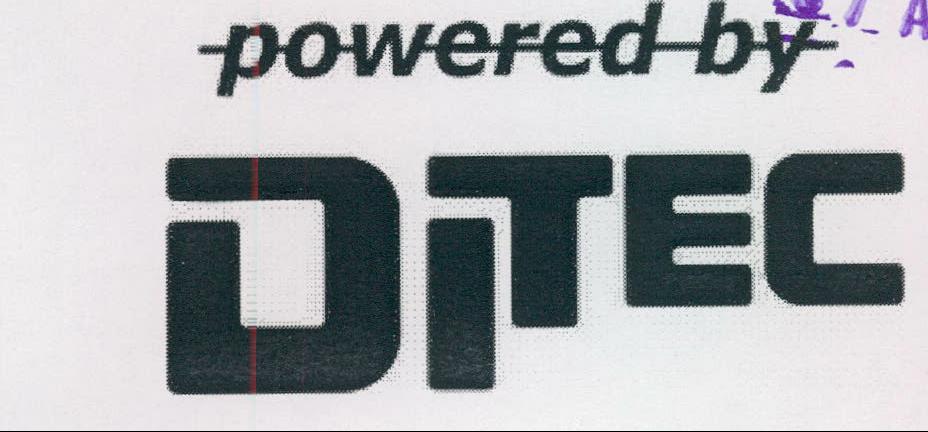 Powered By Ditec Device mark 2126946 Trademark