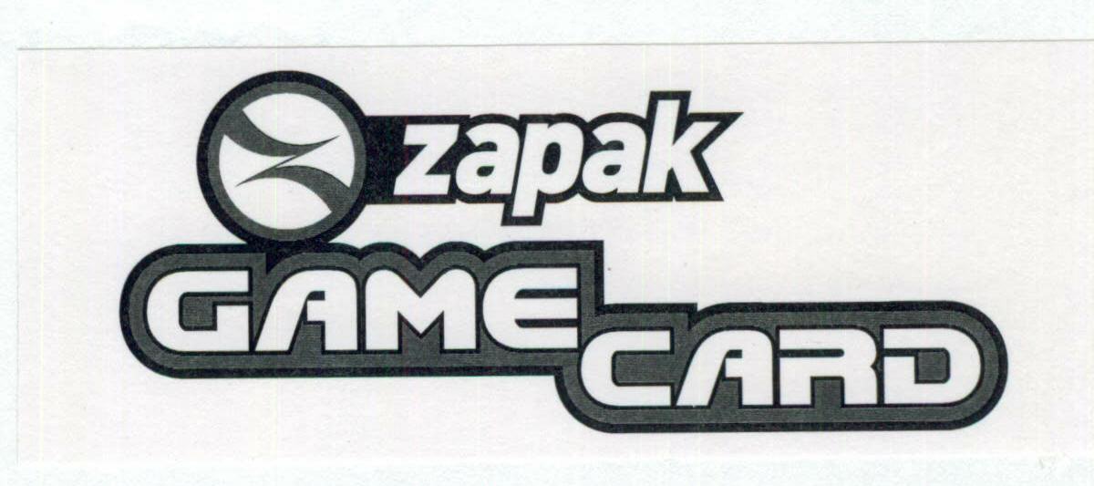 Zapak Game Card (logo) Device mark 1584648 Trademark