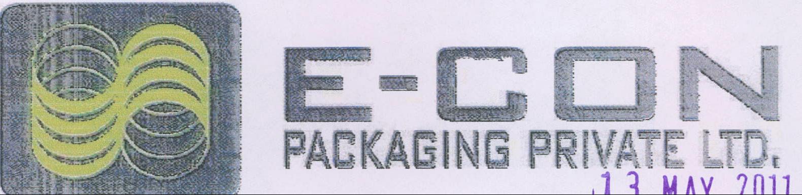 E-con Packaging Private Ltd Device mark 2143698 Trademark