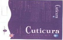 Cuticura Lavender Mist Deo (label) Device mark 1479448 Trademark