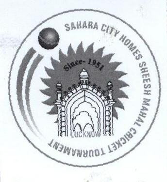 Sahara City Homes Sheesh Mahal Cricket Tournament (device) Device mark 1558620 Trademark