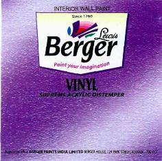Lewis Berger, Vinyl, (device Of Paint) Device mark 2641640 Trademark