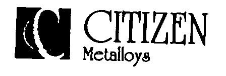 Citizen Metalloys [logo] Device mark 1422511 Trademark