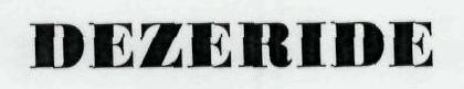 Dezeride Device mark 1953647 Trademark