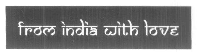 From Indian With Love (label) Device mark 1628102 Trademark