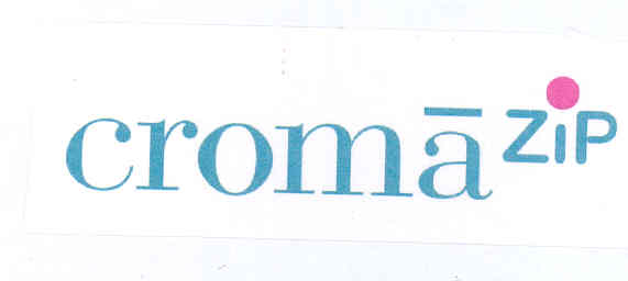 Croma Zip (label) Device mark 1745848 Trademark