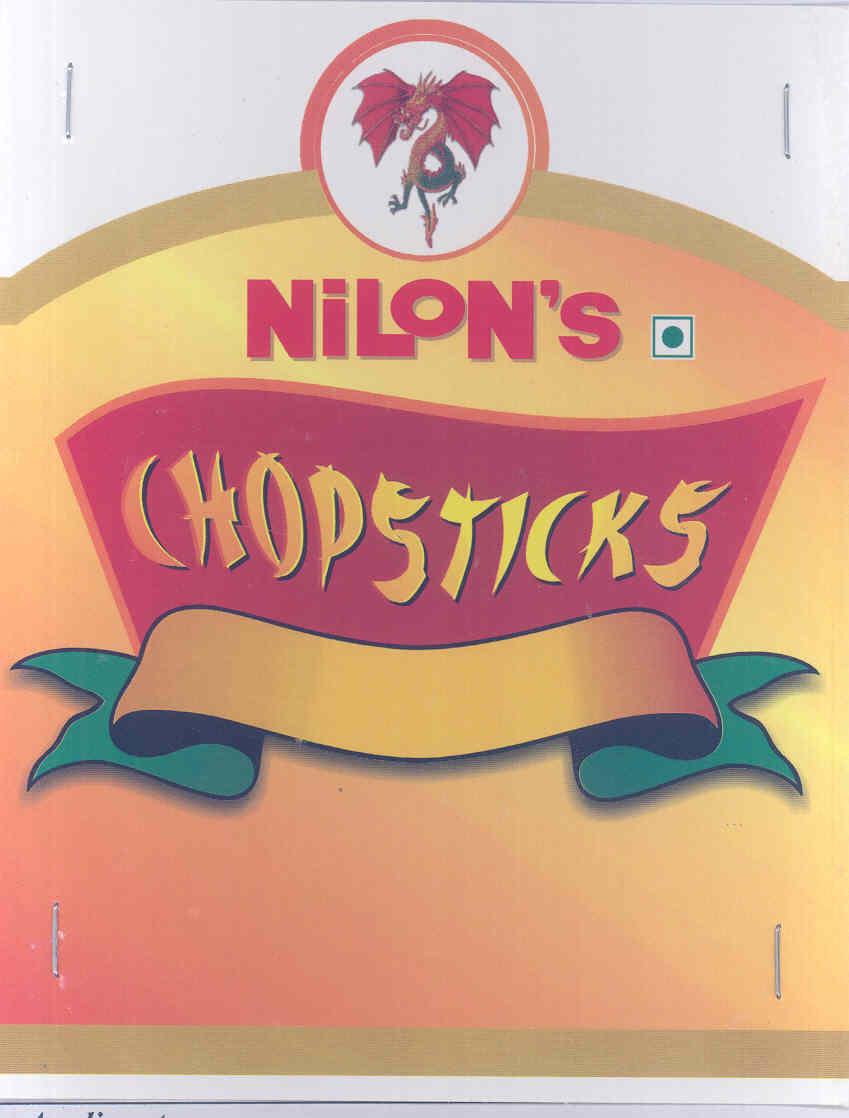 Nilon"s Chopsticks (label) Device mark 1759259 Trademark