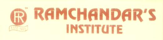 Ri Ramchandar's Institue (label) Device mark 1628124 Trademark