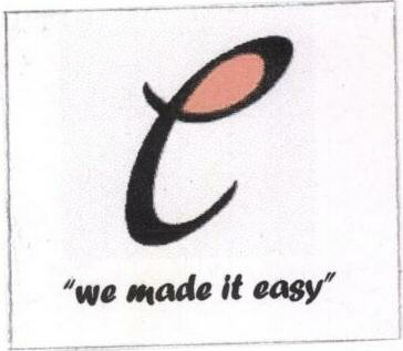 E "we Made It Easy" (label) Device mark 1577951 Trademark