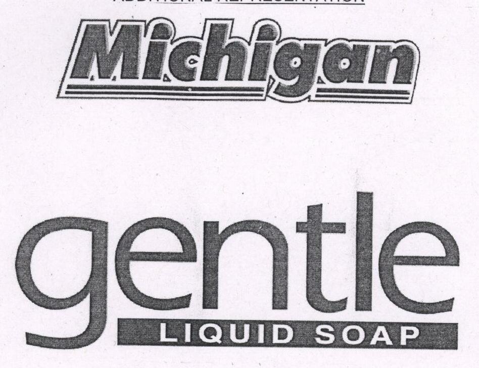 Gentle Liquid Soap (label) Device mark 1689584 Trademark