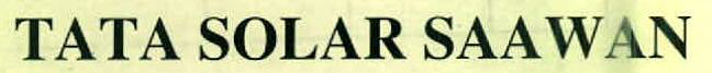Tata Solar Saawan Device mark 2737487 Trademark