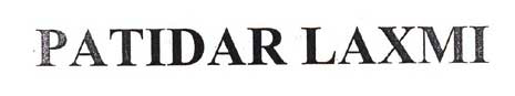 Patidar Laxmi Device mark 1803323 Trademark