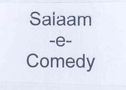 Salaam -e- Comedy (label) Device mark 1704189 Trademark