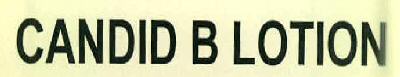 Candid B Lotion Device mark 2749296 Trademark