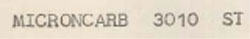 Microncarb 3010 St Device mark 706496 Trademark