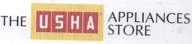 The Usha Appliances Store With Label Device mark 1689674 Trademark