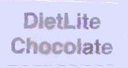 Dietlite Chocolate (letter Written In Special From) Device mark 1472378 Trademark