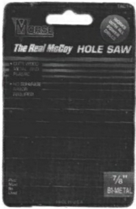 The Real Mcoy Hold Saw Device mark 1196564 Trademark