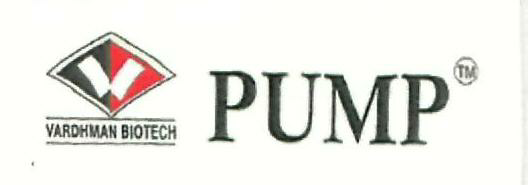 V Vardhman Biotech Pump (label) Device mark 2460248 Trademark