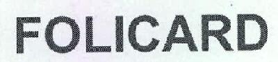 Folicard Device mark 2286726 Trademark