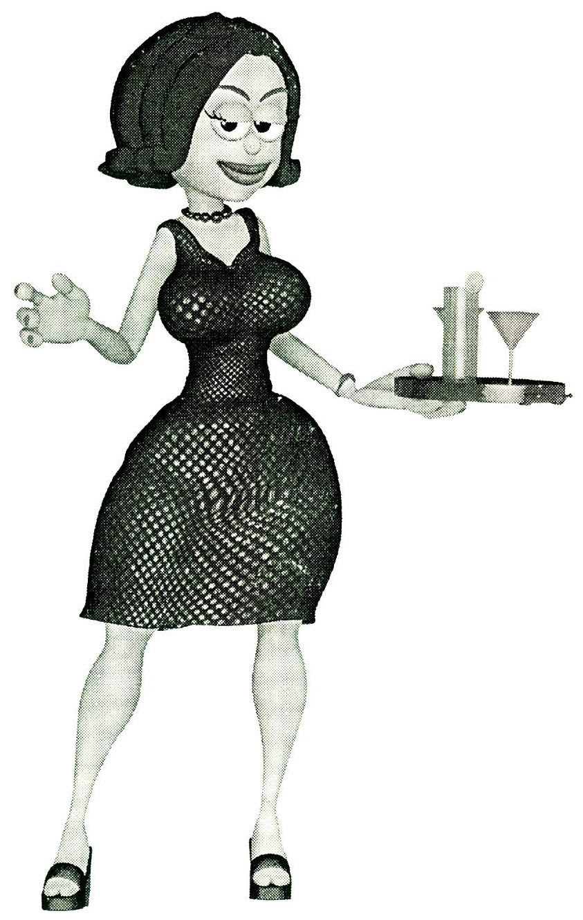 Cartoon "mom" (device) Device mark 2590571 Trademark