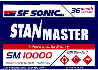 Sf Sonic Stanmaster Sm 10000(label) Device mark 2815744 Trademark